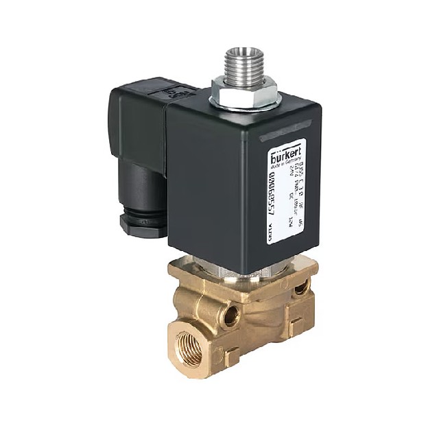 德國Burkert 3位2通直動式柱塞電磁閥 043089